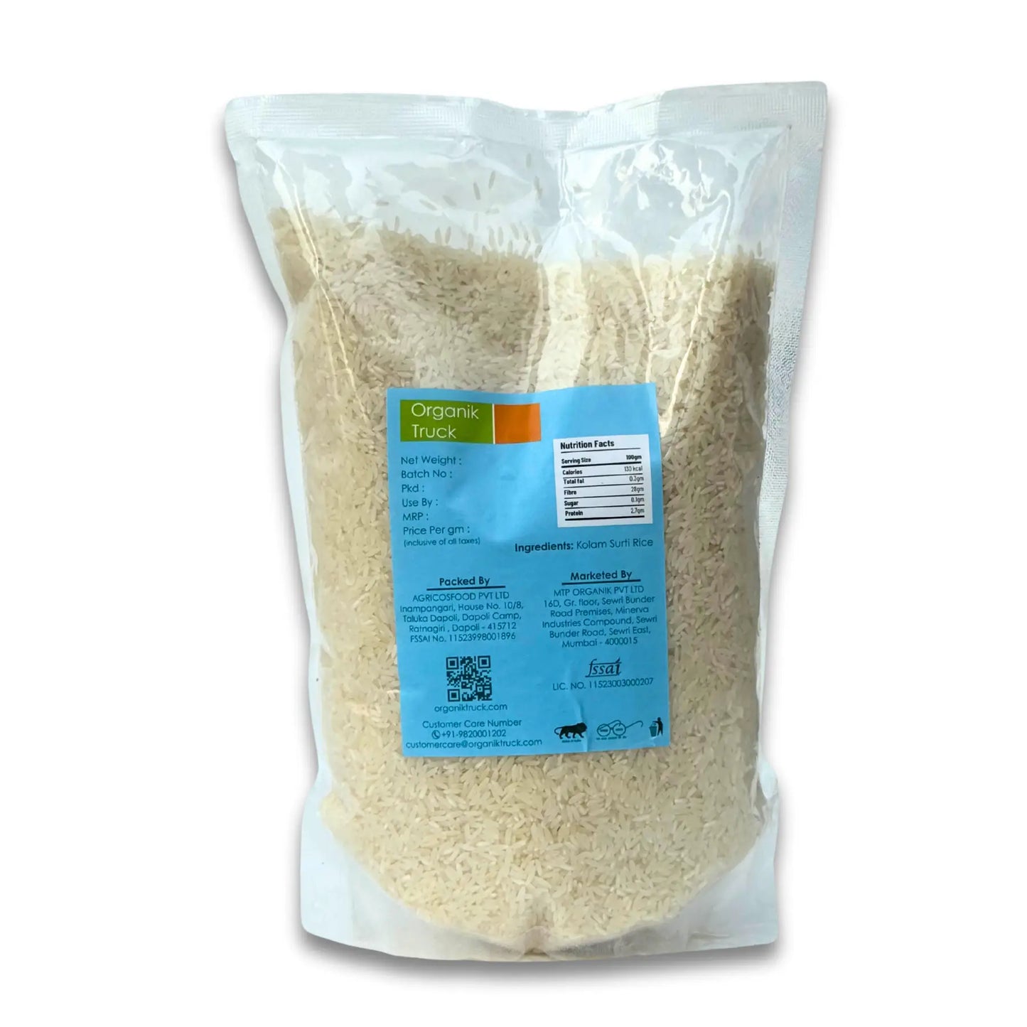 OT Surti Kolam Rice (white) 1kg