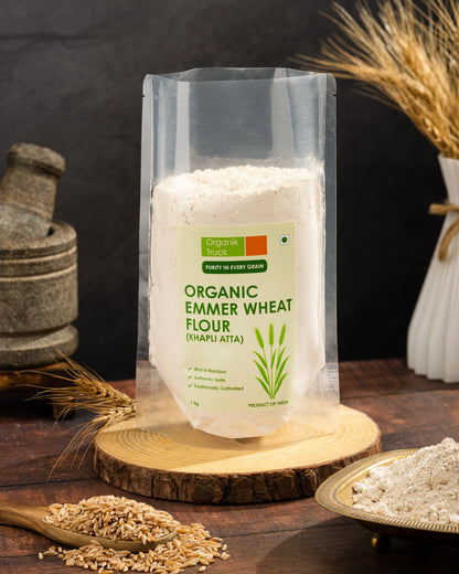 Emmer Wheat Flour 1kg (Khapli Atta)