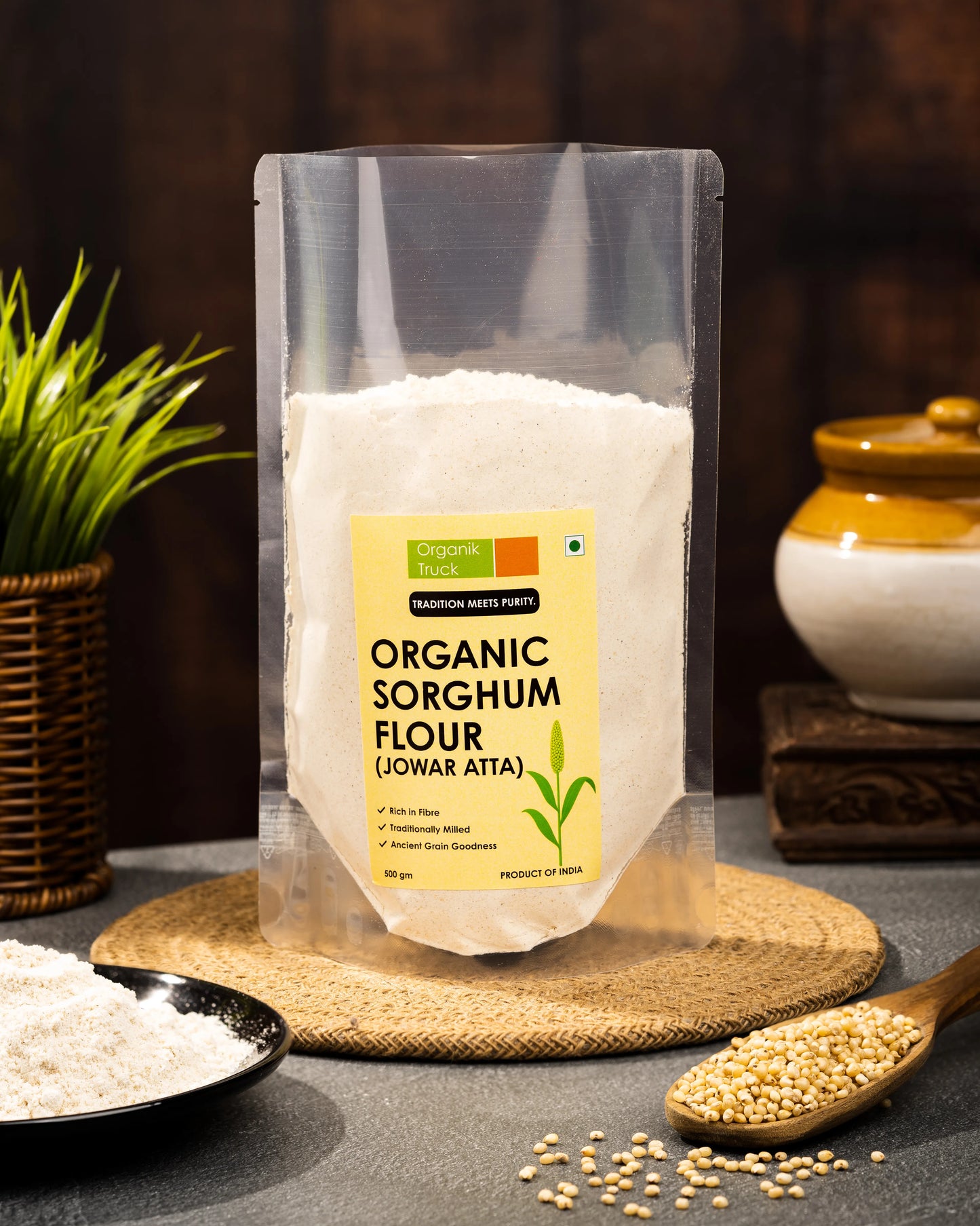 OT Sorghum Flour (Jowar Atta) 500gm