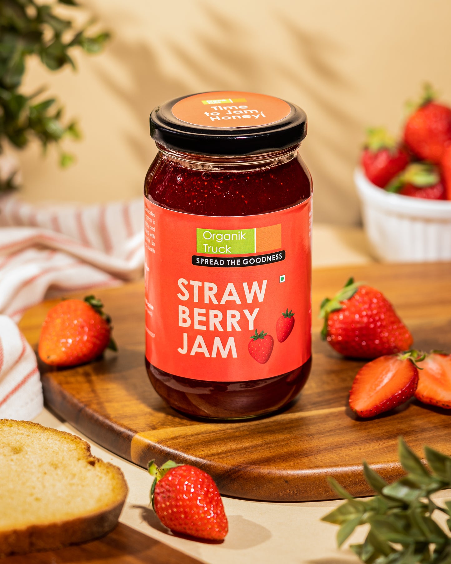 Strawberry Jam (500gm) - Packed with real fruit and nothing artificial