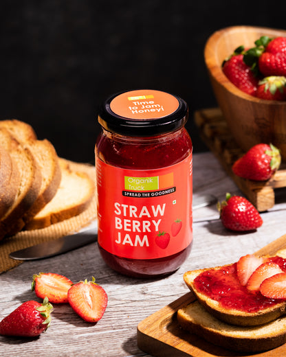 Strawberry Jam (500gm) - Packed with real fruit and nothing artificial