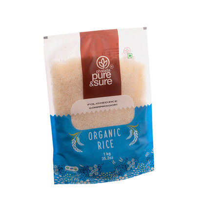 Pure & Sure Organic Polished Rice (1Kg)