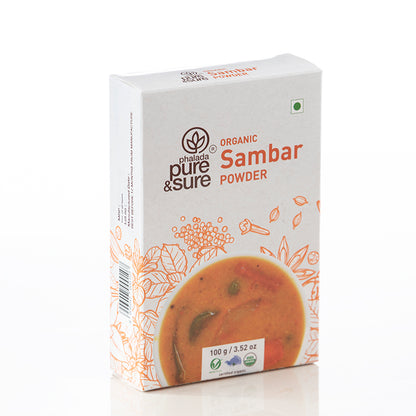 Pure and Sure Organic Sambar Powder (100gm)