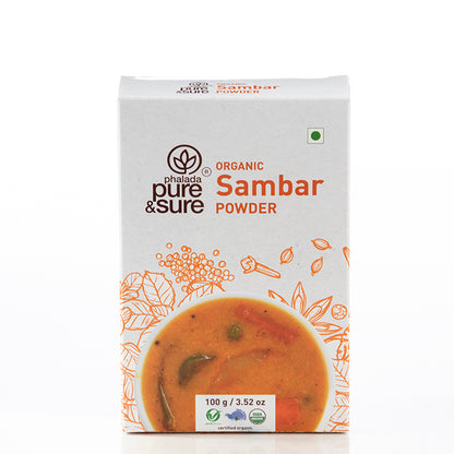 Pure and Sure Organic Sambar Powder (100gm)