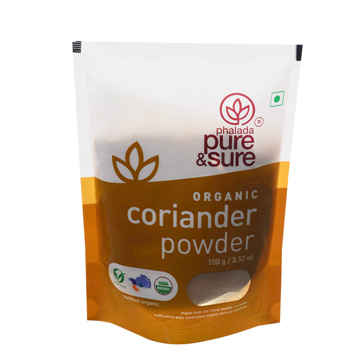 Pure & Sure Organic Coriander Powder (100gm) – Organik Truck