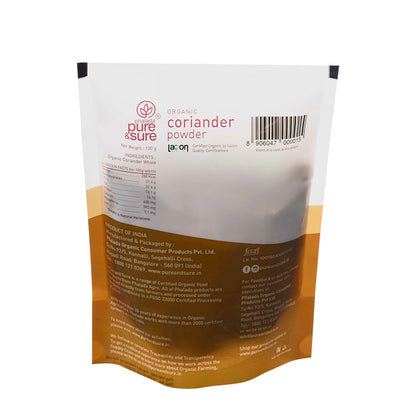 Pure & Sure Organic Coriander Powder (100gm)