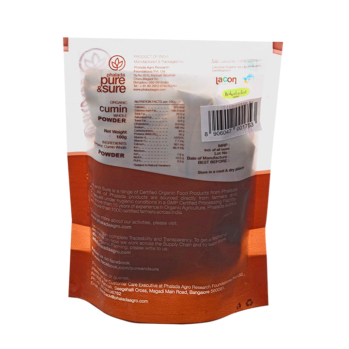 Organic Cumin Powder (100gm)
