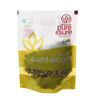 Pure & Sure Organic Cardamom Whole (50gm)