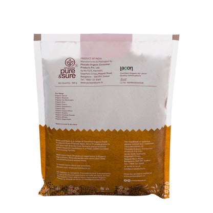 Pure & Sure Organic Ragi Flour (500gm)