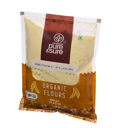 Pure & Sure Organic Besan Flour (500gm)