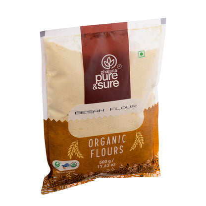 Pure & Sure Organic Besan Flour (500gm)