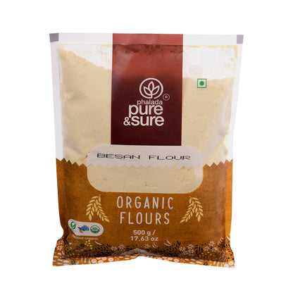 Pure & Sure Organic Besan Flour (500gm)