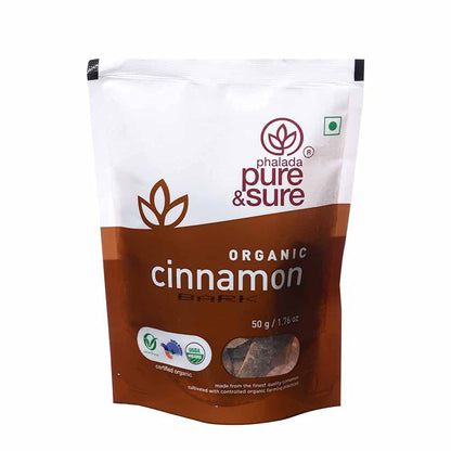 Pure & Sure Organic Cinnamon Bark (50gm)
