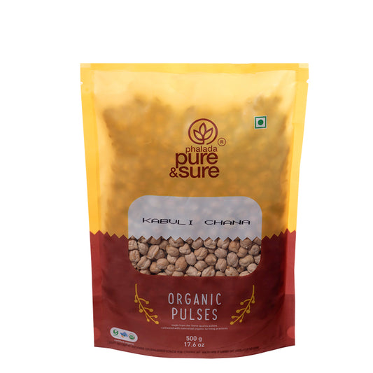 Organic Kabuli Chana-500Gms
