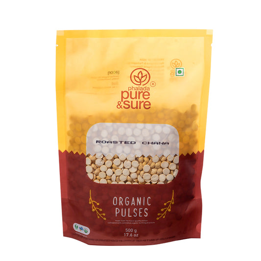 Organic Roasted Channa-500Gms