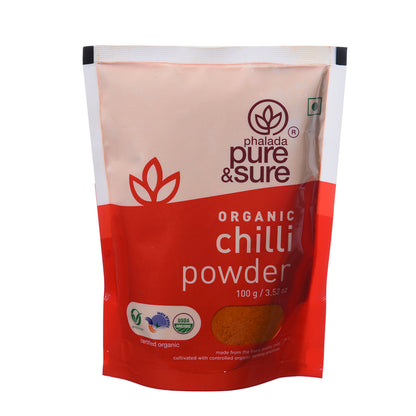 Pure & Sure Organic Byadagi Chilly Powder (100gm)