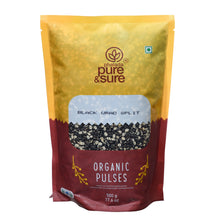 Pure & Sure Organic Black Urad Dal Spilt (500gm)