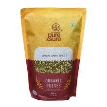 Pure & Sure Organic Green Gram Split-500Gms