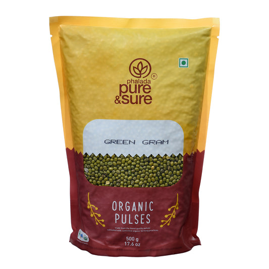 Organic Green Gram Whole (500gm)