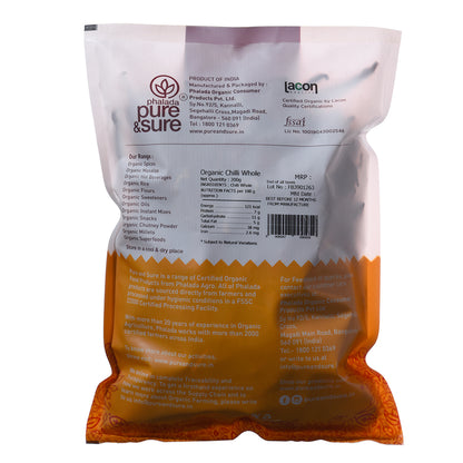 Organic Byadagi Chilly Whole (100gm)