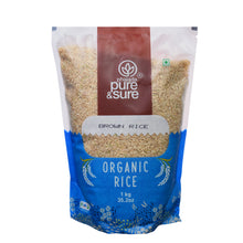 Pure & Sure Organic Brown Rice (1Kg)