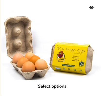 Happy Hen Eggs - Omega 3 Enriched Eggs